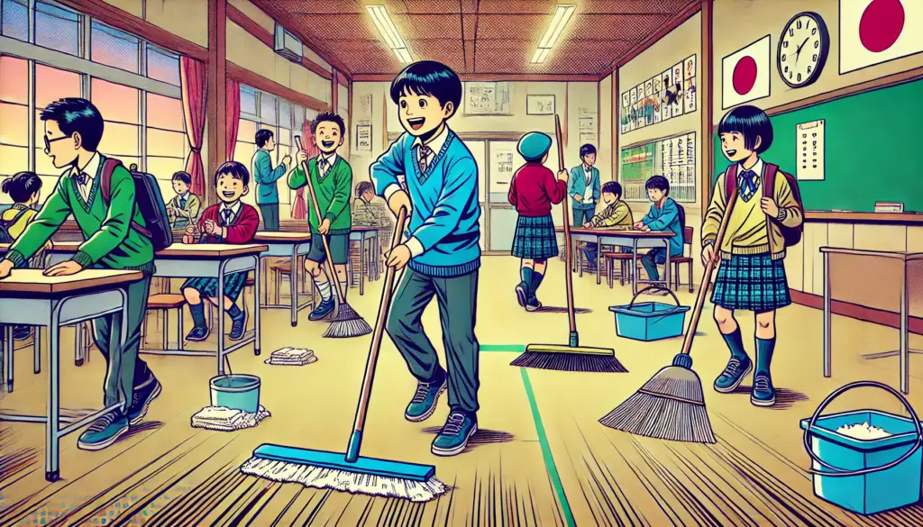 Do Japanese Elementary School Students Really “Work” at School? The Purpose Behind Lunch Duty and Daily Cleaning